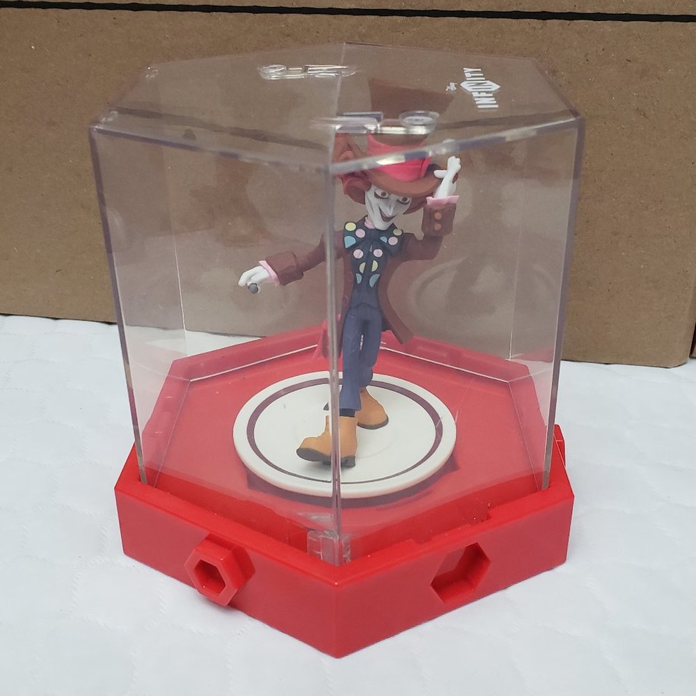 Disney Infinity Mad Hatter Figure With Display Case